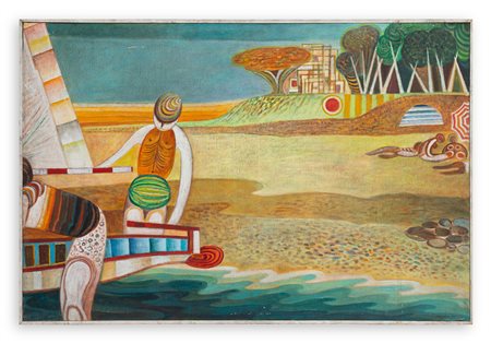 FILIPPO MAGGIORE (1929) - Gente al mare, 1967