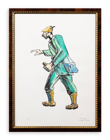 PIETRO MORANDO (1889-1980) - Lanciatore di bombe, 1968