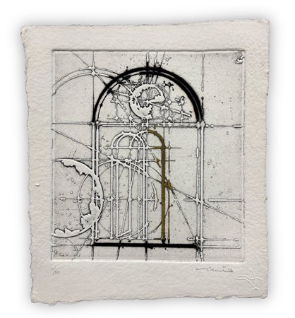 WALTER VALENTINI (1928-2022) - La porta del tempo, 1989