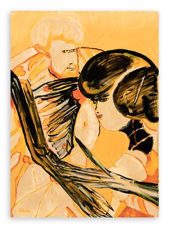 REMO BRINDISI (1918-1996) - Senza Titolo, 1970