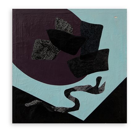 RINO CRIVELLI (1924-2013) - Serpente ammira nube meccanologica, 1971