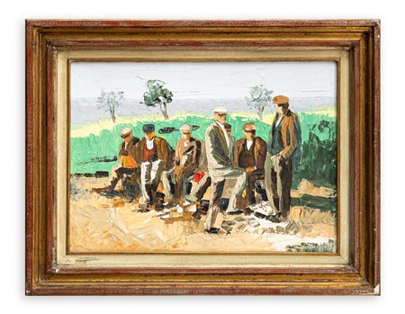 MARIO BERRINO (1920-2011) - Contadini, 1974
