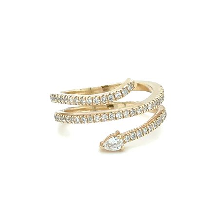 ANELLO IN ORO GIALLO 5,15G DIAMANTI - A3531