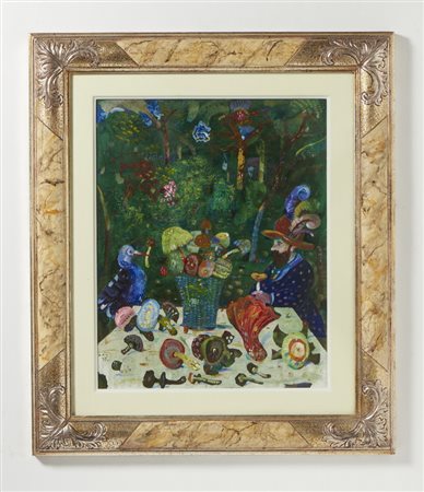 POSSENTI ANTONIO (1933 - 2016) - BOSCO CON I FUNGHI.