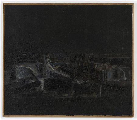 SADUN PIERO (1919 - 1974) - NOTTURNO IN CITTÀ.