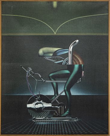 SARRI SERGIO (n. 1938) - STUDIO PER PREPARATIVI PER UN RECORD.