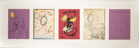 FIORONI GIOSETTA (n. 1932) - L'UOVO DI COLOMBO (POLITTICO).