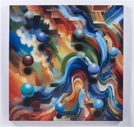 CHIESA RENATO NATALE (n. 1947) - OTTO SFERE.