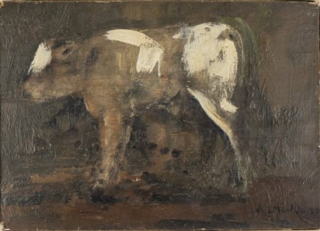 MATTIOLI CARLO (1911 - 1994) - SENZA TITOLO (LA MUCCA) (1935 circa).