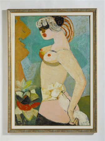 FIUME SALVATORE (1915 - 1997) - CARLINA DENTRO LO SPECCHIO.