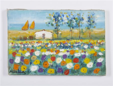 CASCELLA MICHELE (1892 - 1989) - CAMPO FIORITO, 1980-88.