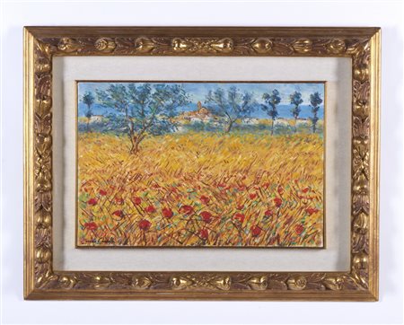 CASCELLA MICHELE (1892 - 1989) - CAMPO DI GRANO, 1980-88.