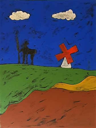 Tano Festa “Don Chisciotte” 1984