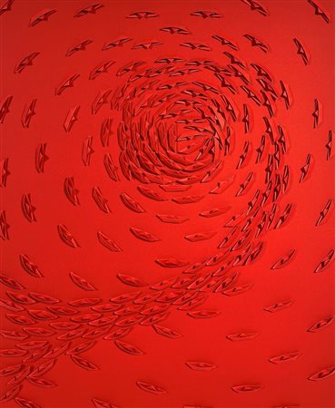 Riccardo Gusmaroli “Vortice rosso” 2025