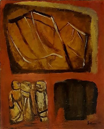 Mario Sironi “Composizione con montagne” ‘40