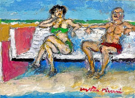 Walter Piacesi “Coppia sul lungomare” 2012