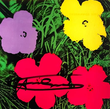 Andy Warhol “Invito Galleria Sonnabend, Parigi, 1970”