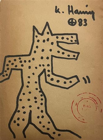 Keith Haring “Senza titolo” ‘83