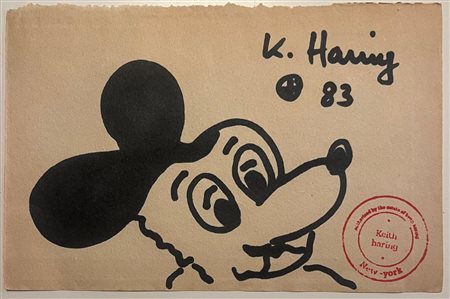 Keith Haring “Senza titolo” ‘83