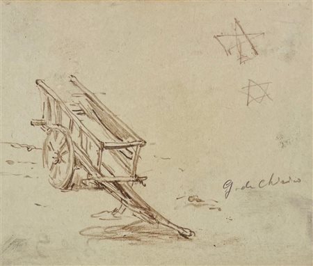 Giorgio De Chirico “Carretto” ‘50