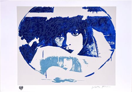 Giosetta Fioroni “Doppio liberty blu”