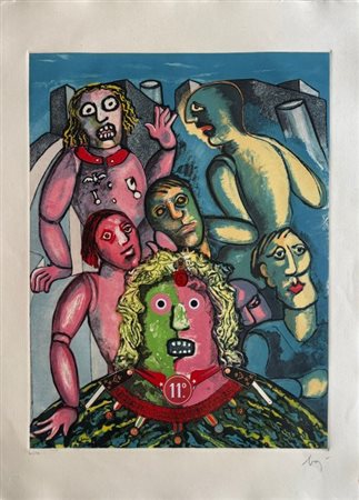 Enrico Baj “Il generale a riposo con i suoi fantasmi”