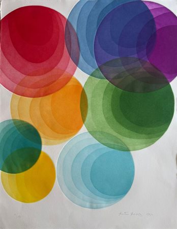 Piero Dorazio “Italia - Europa Unita” 1991