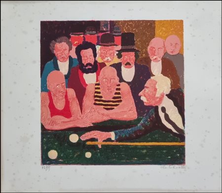 ROSELLI CARLO Milano 1939 "Senza titolo"