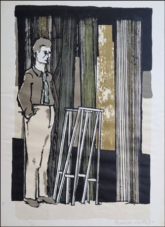 CARUSO BRUNO Palermo 1927 - Roma 2018 "Senza titolo"