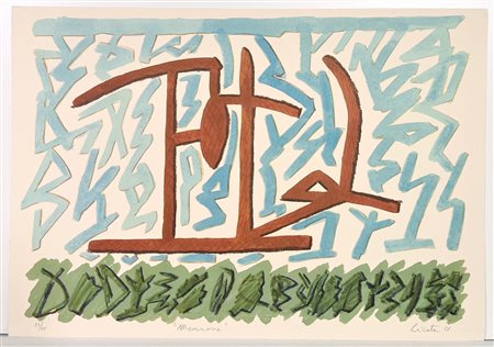 LICATA RICCARDO Torino 1929 - Venezia 2014 "Memnone"