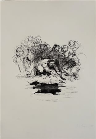 ANNIGONI PIETRO Milano 1910 - Firenze 1988 "Senza titolo"