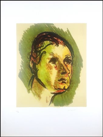 MORLOTTI ENNIO Lecco 1910 - Milano 1992 "Autoritratto"