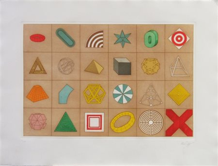 DEL PEZZO LUCIO Napoli 1933 - Milano 2020 "Senza titolo"