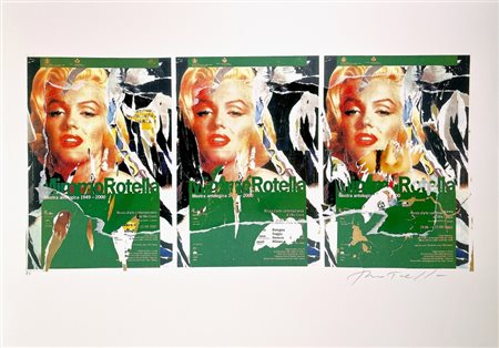 ROTELLA MIMMO Catanzaro 1918 - Milano 2006 "Senza titolo"