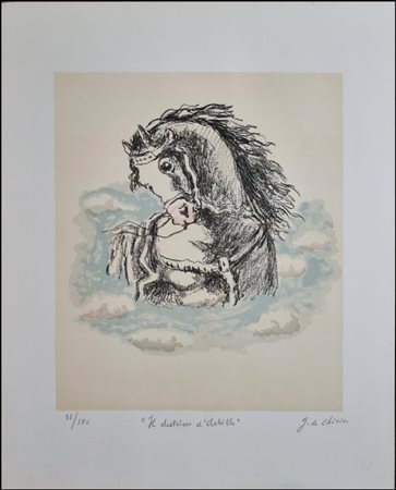 DE CHIRICO GIORGIO Grecia 1888 - Roma 1978 "Il destriero di Achille"