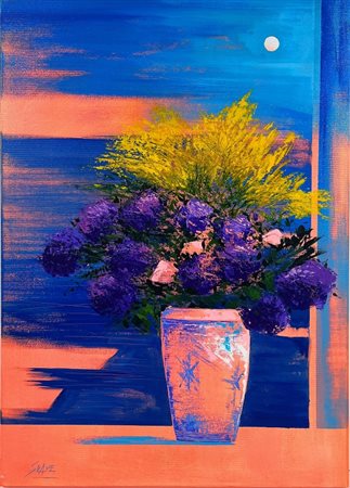 SOAVE MARIO Forte dei Marmi 1955 "La mia finestra"