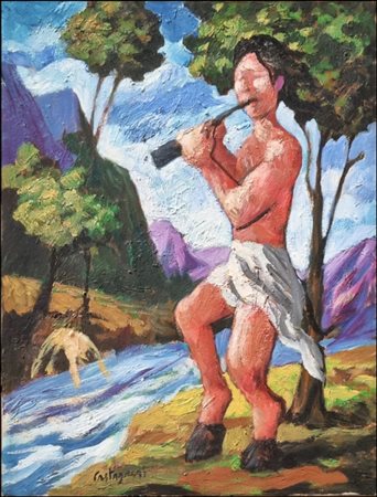 CASTAGNERI LUCIO Genova 1947 "Senza titolo"