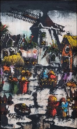 PICCINNI GENNARO Bari 1933 - 2022 "Paesaggio nordico"