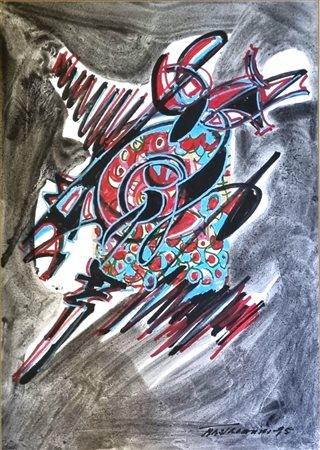 MASTROIANNI UMBERTO Fontana Liri 1910 - Marino 1998 "Senza titolo"