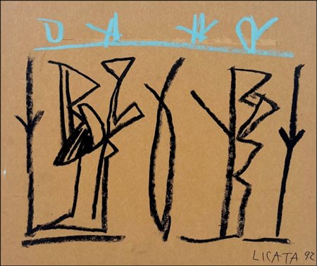 LICATA RICCARDO Torino 1929 - Venezia 2014 "Senza titolo"