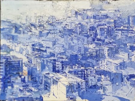 VITALI VELASCO Bellano 1960 "Città"