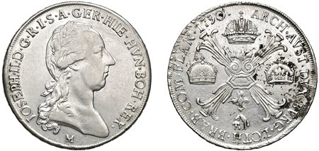 GIUSEPPE II D'ASBURGO-LORENA, monetazione imperiale (1780-1790) - Crocione 1790, Milano.