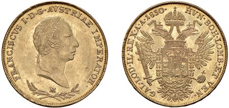 FRANCESCO I D'ASBURGO-LORENA (1815-1835) - Sovrana 1830, Milano.