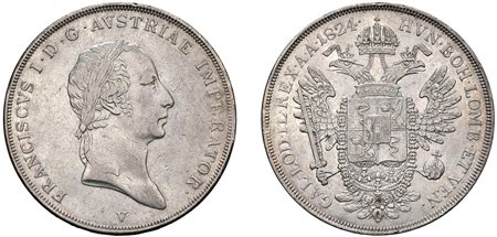 FRANCESCO I D'ASBURGO-LORENA (1815-1835) - Scudo nuovo 1824, Venezia.