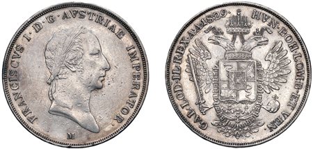 FRANCESCO I D'ASBURGO-LORENA (1815-1835) - Scudo nuovo 1829, Milano.