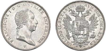 FRANCESCO I D'ASBURGO-LORENA (1815-1835) - Mezzo scudo nuovo 1825, Venezia.