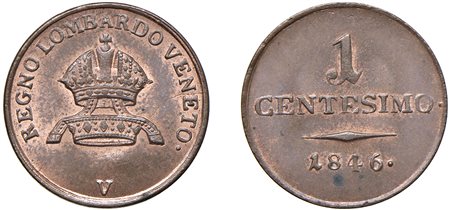 FERDINANDO I D'ASBURGO-LORENA (1835-1848) - Centesimo 1846, Venezia.
