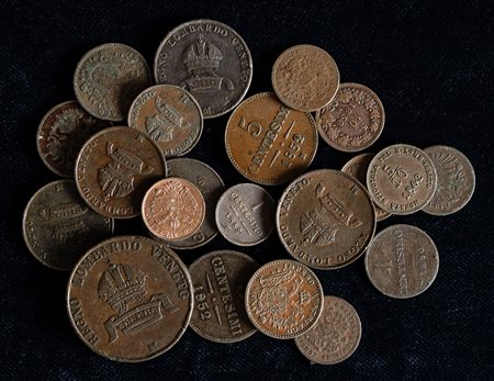 FRANCESCO GIUSEPPE I D'ASBURGO-LORENA (1848-1866) - Lotto di 17 monete.