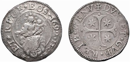 GENOVA - DOGI BIENNALI (III Fase, 1637-1797) - Scudo 1692, ITC.