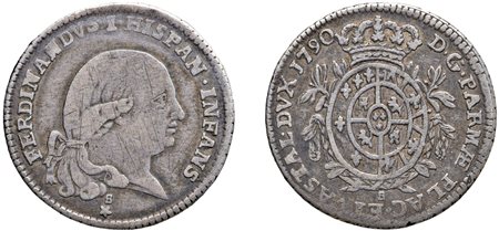 PARMA - FERDINANDO I DI BORBONE (1762-1802) - Settimo di Ducato, 1790.